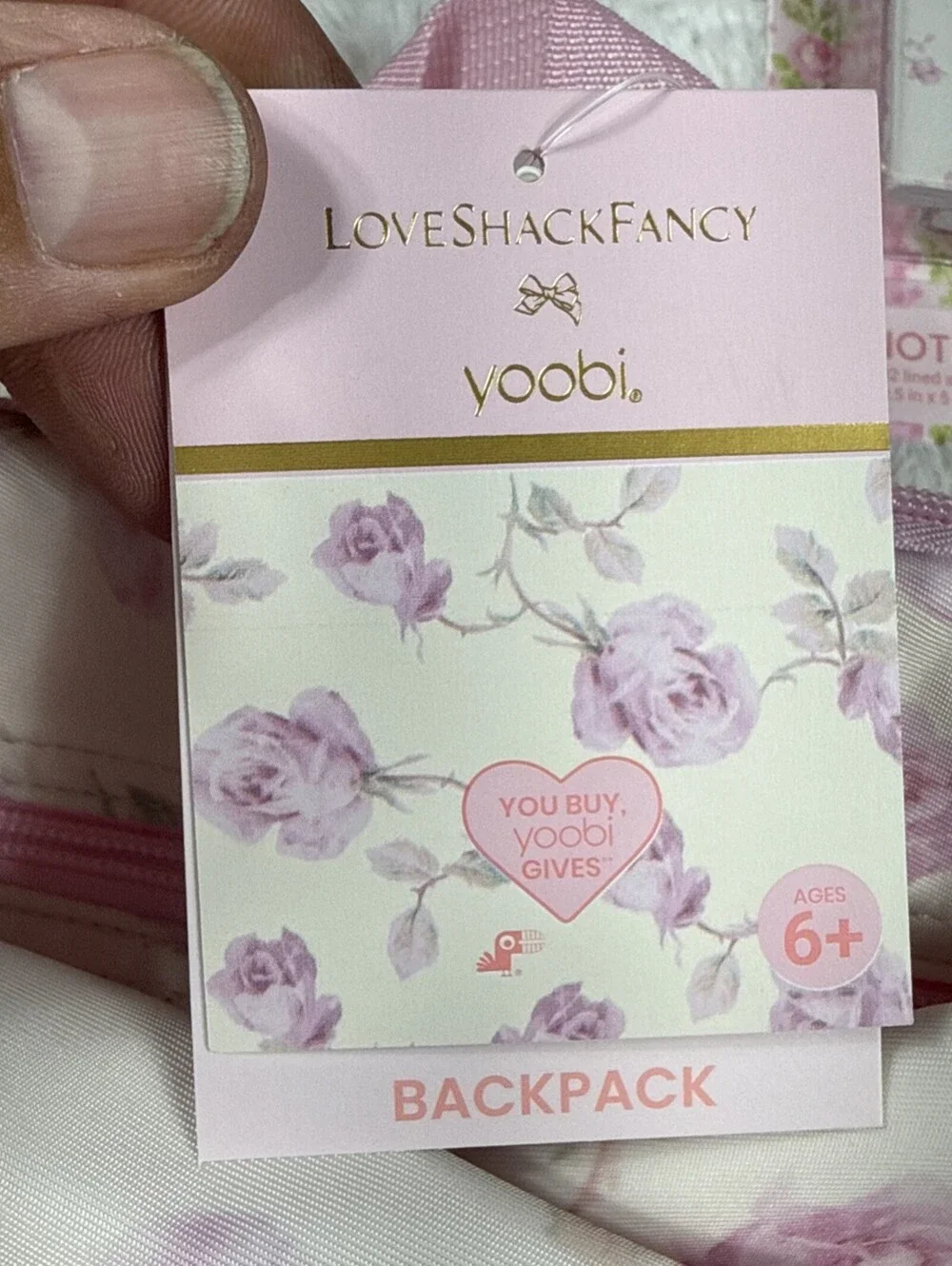 LoveShackFancy X Back To School Backpack*Limited Edition* Floral NEW WITH TAGS
